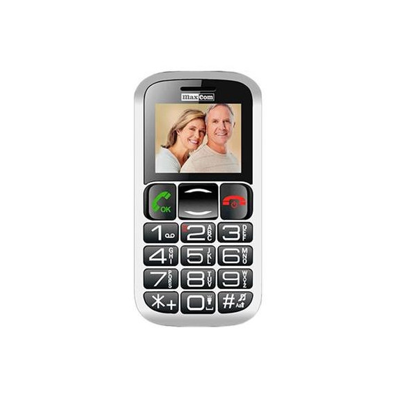 MAXCOM Telefono Movil Comfort MM462BB Negro Camara,Bluetooth,Teclas Grandes,Boton SOS,Radio Fm,Linte