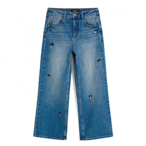 Pantalón Vaquero Culotte Mickey