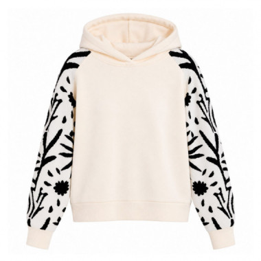 Sudadera Floral Algod&oacute;n