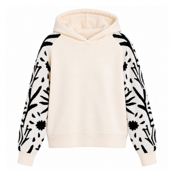 Sudadera Floral Algodón