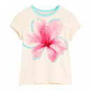 Camiseta Estampada Floral