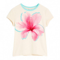 Camiseta Estampada Floral  DESIGUAL