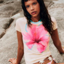 Camiseta Estampada Floral