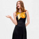 Vestido Asimétrico Sin Mangas