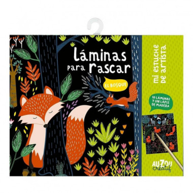 ESTUCHE ART LAMINAS RASCAR BOSQUE