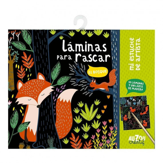 ESTUCHE ART LAMINAS RASCAR BOSQUE