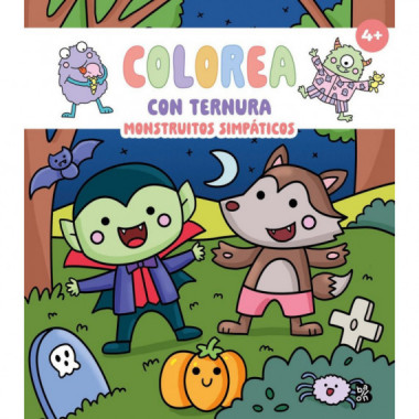 COLOREA CON TERNURA MONSTRUOS SIMPATICOS