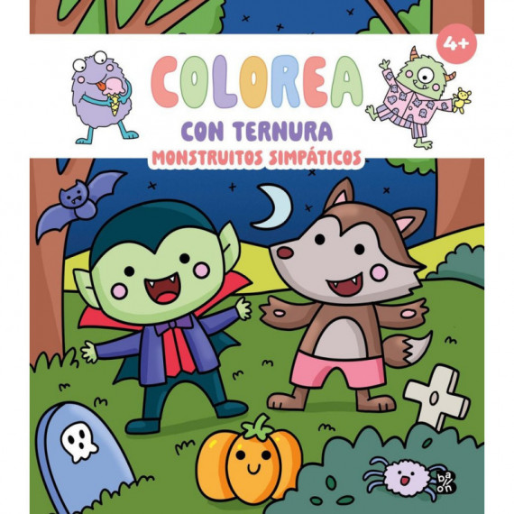 COLOREA CON TERNURA MONSTRUOS SIMPATICOS