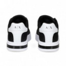 TALON BLANCO DEPORTIVO LOGO NEGRO