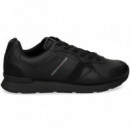 DEPORTIVO RUNNER PIEL NEGRO