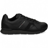 DEPORTIVO RUNNER PIEL NEGRO