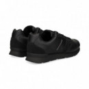 DEPORTIVO RUNNER PIEL NEGRO