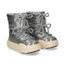 Botin Presky Nylon Plata  MOON BOOT