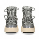 Botin Presky Nylon Plata  MOON BOOT