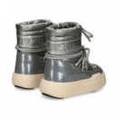 Botin Presky Nylon Plata  MOON BOOT