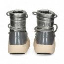Botin Presky Nylon Plata  MOON BOOT