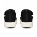 Botin Presky Nylon Velcros Negro  MOON BOOT
