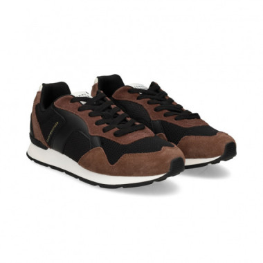 DEPORTIVO T LATERAL POLYESTER MARRON