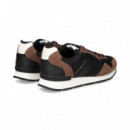DEPORTIVO T LATERAL POLYESTER MARRON