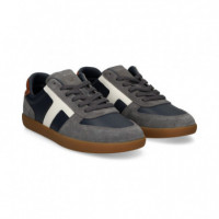 DEPORTIVO T LATERAL PIEL MARINO