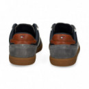 DEPORTIVO T LATERAL PIEL MARINO