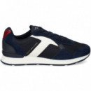 DEPORTIVO T LATERAL POLYESTER MARINO