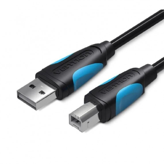 Cable USB 2.0 Vention USB-A a USB-B Macho 10 Metros Negro VAS-A16-B1000