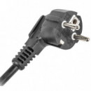 Regleta Lanberg 8 Schukos con Protección 2m Negra PDU-08F-0200-BK