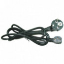 Cable de Alimentación Gembird Schuko a C13 90 Grados 1.8M Negro