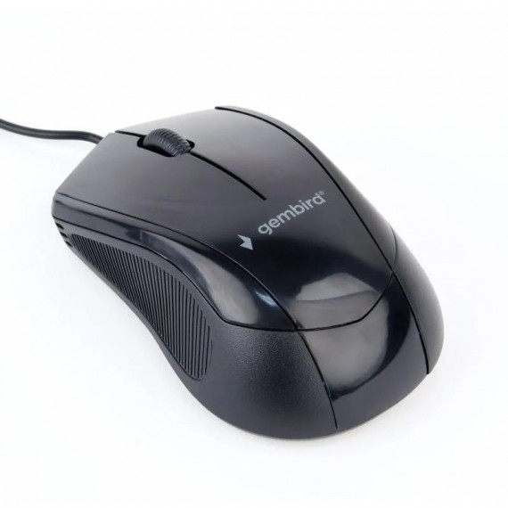 Ratón Óptico Gembird USB 1000 DPI Negro (MUS-3B-02)