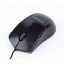 Ratón Óptico Gembird USB 1000 DPI Negro (MUS-3B-02)