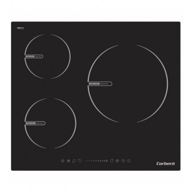 Placa Vitroinducci&oacute;n Corber&oacute; CCIG374S 3 Zonas 59cm