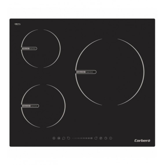 Placa Vitroinducción Corberó CCIG374S 3 Zonas 59cm
