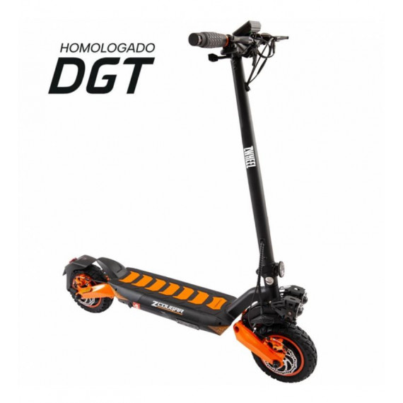 Patinete Eléctrico ZWheel ZCougar Duo 1000W 48V 20Ah Negro (PZ0006)