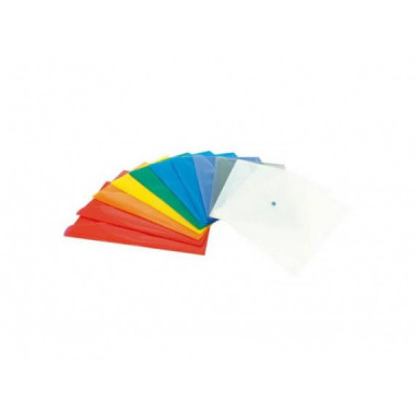 Sobres Plus Office A4 con Broche Colores Surtidos 16 Unidades