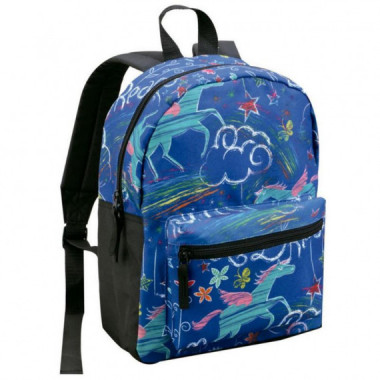 Mochila Infantil Campus Azul