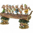 Figura Los 7 enanitos de Blancanieves yendo a trabajar disney