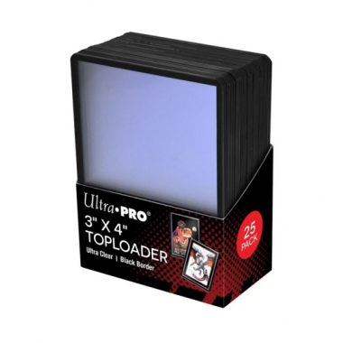 Fundas r&iacute;gida toploader Negras (25 Unidades) Ultra Pro