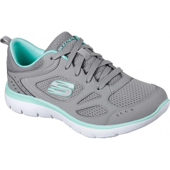 Zapatillas SKECHERS Mujer Gris Verde