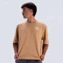 Lifestyle oversize Picsil SS26 mocha