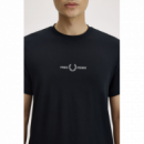 Camiseta Fred Perry negra