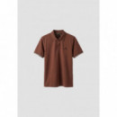 SHORT SLEEVED T-SHIRT TABACCO