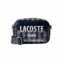 REPORTER BAG MONO MARINE SOMBRE BLANC