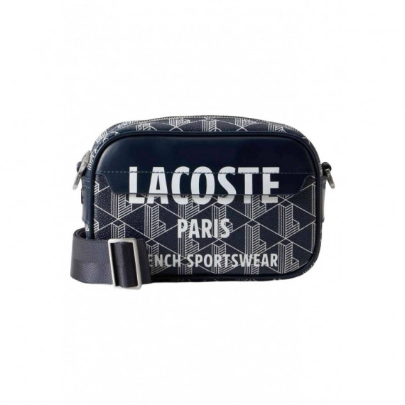 REPORTER BAG MONO MARINE SOMBRE BLANC