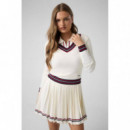 MARILYN LS VN SWTR SALT WHITE