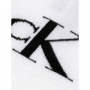 CKJ MEN SNEAKER 2P MONOGRAM WHITE