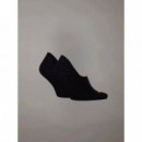CKJ MEN FOOTIE HIGH CUT 2P MONOGR BLACK