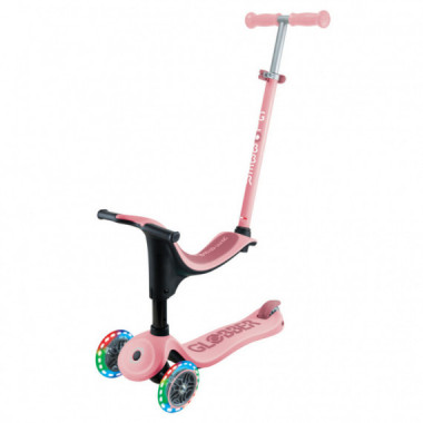 Patinete Go Up Sporty Rosa Pastel con Led  GLOBBER