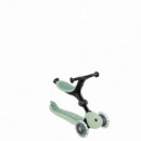 Patinete Go Up Active Ecologic Pistacho con Led  GLOBBER