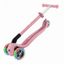 Patinete Primo Plegable Rosa Pastel con Led  GLOBBER